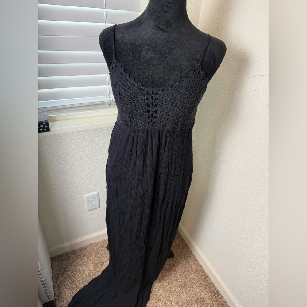 Crochet maxi dress‎